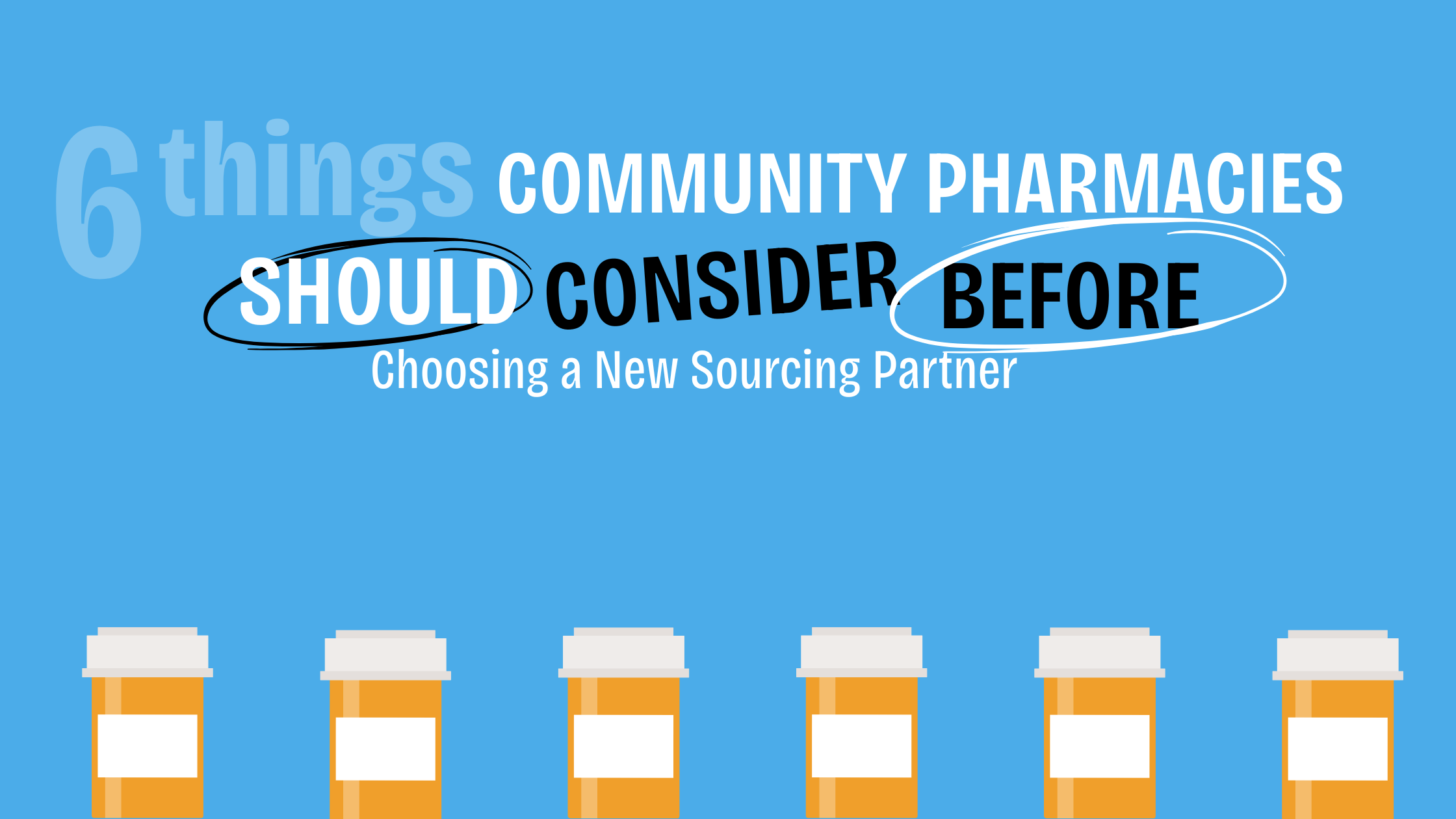 6 Things Every Community Pharmacy Should Consider Before Choosing a New Sourcing Partner